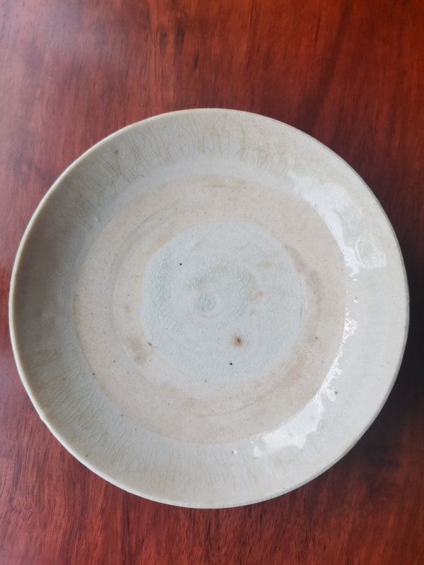 古玩陶瓷青白釉盤拍賣,當前價格240元