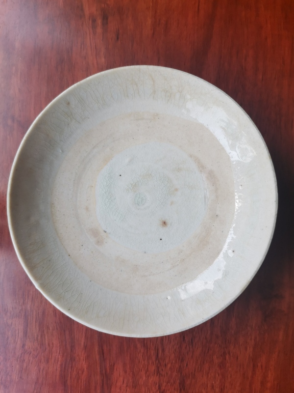 古玩陶瓷青白釉盤拍賣,當前價格240元