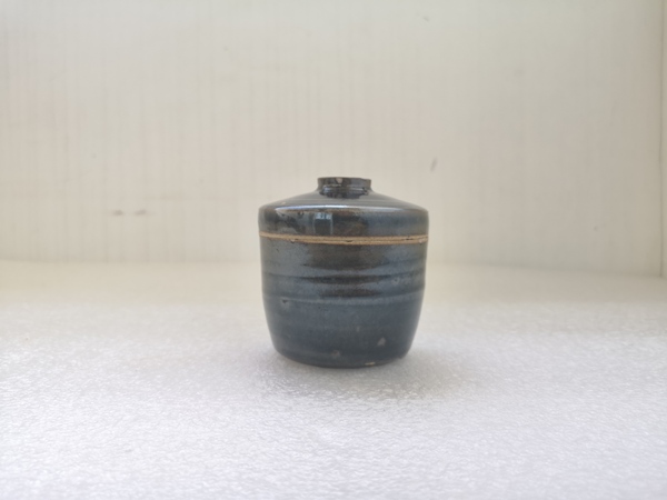古玩陶瓷清代磁州窯系蓋罐拍賣,當前價格345元