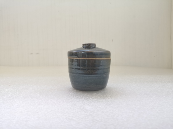 古玩陶瓷清代磁州窯系蓋罐拍賣,當前價格345元