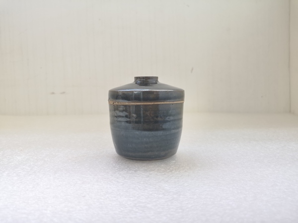 古玩陶瓷清代磁州窯系蓋罐拍賣,當前價格345元