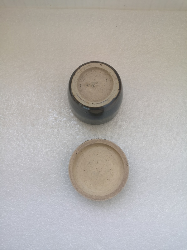 古玩陶瓷清代磁州窯系蓋罐拍賣,當前價格345元