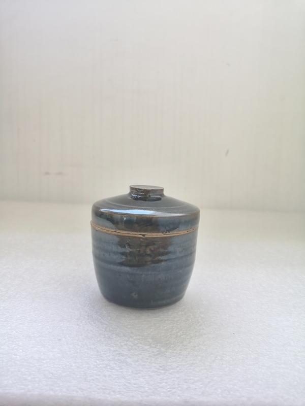 古玩陶瓷清代磁州窯系蓋罐拍賣,當前價格345元
