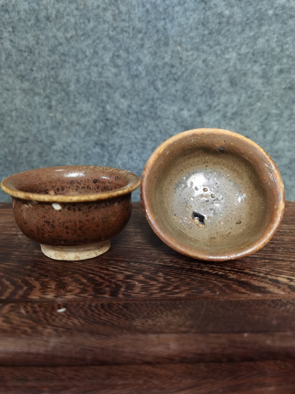古玩陶瓷宋代.吉州窯一對茶盞1300拍賣,當前價格1300元