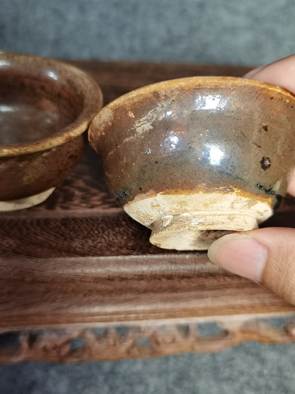 古玩陶瓷宋代.吉州窯一對茶盞1300拍賣,當前價格1300元
