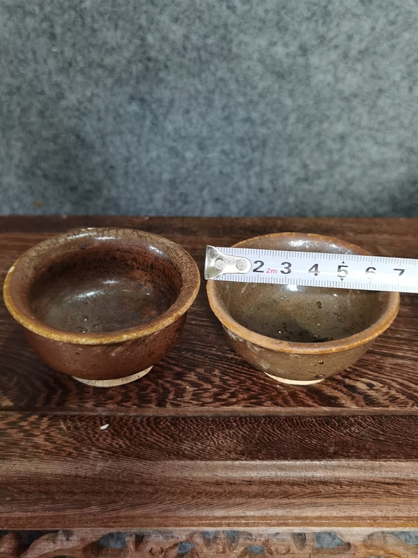 古玩陶瓷宋代.吉州窯一對(duì)茶盞766拍賣(mài)，當(dāng)前價(jià)格766元