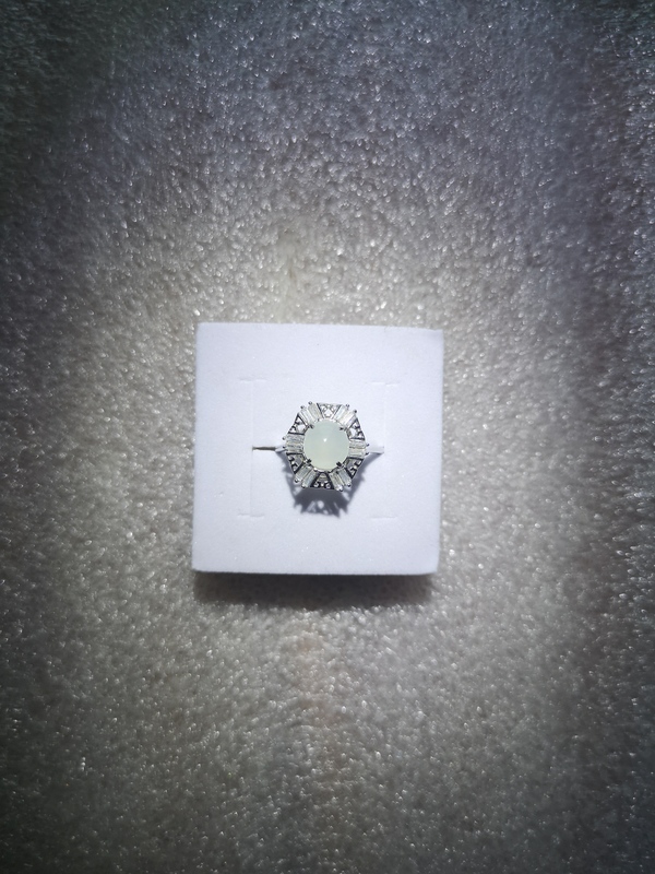 古玩玉器翡翠戒指拍賣,當前價格150元