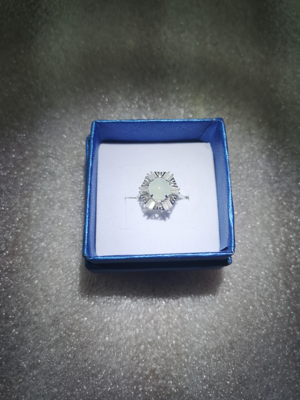古玩玉器翡翠戒指拍賣,當前價格150元