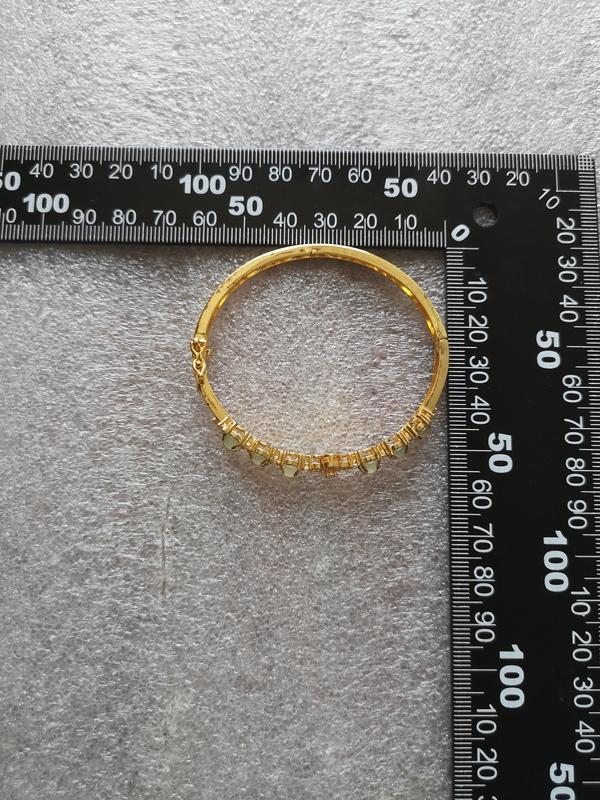 古玩玉器翡翠鐲子拍賣,當前價格550元
