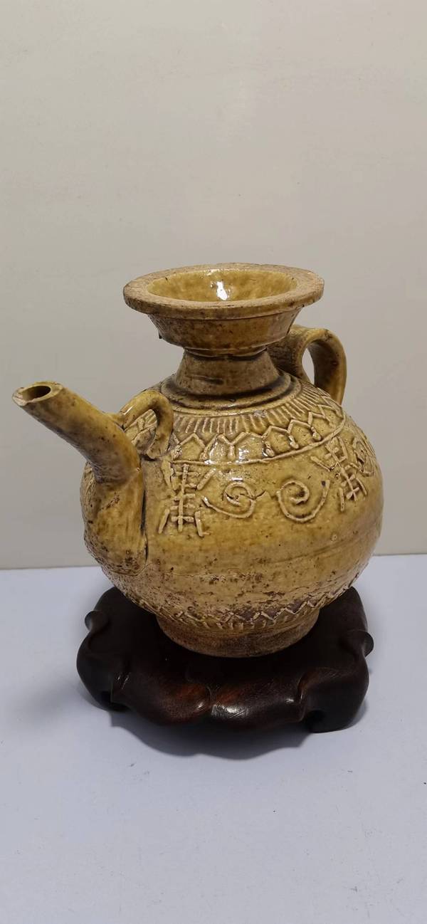 古玩陶瓷青釉執(zhí)壺拍賣,當前價格3500元