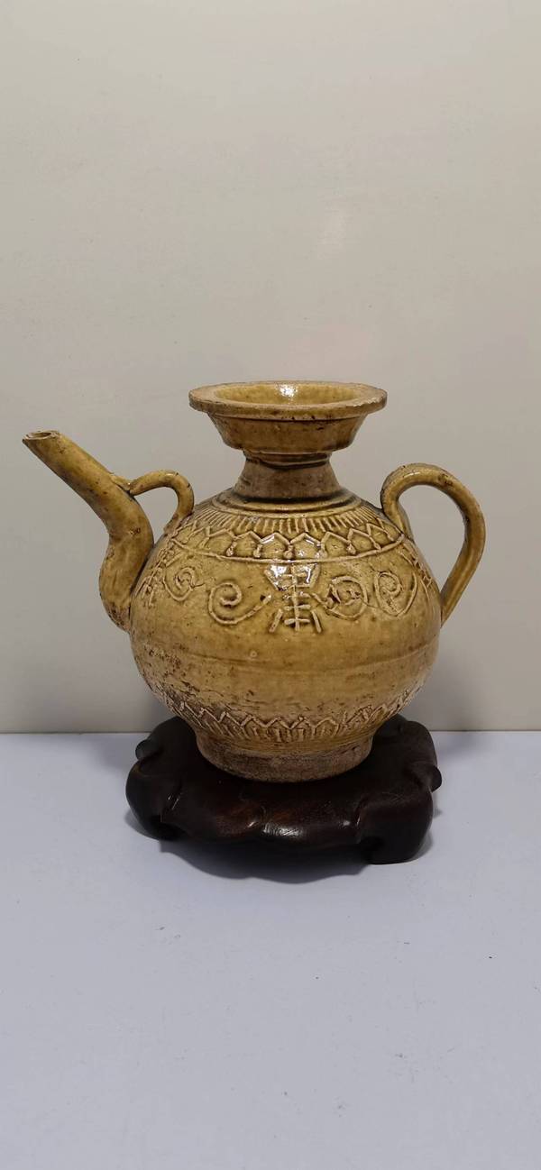 古玩陶瓷青釉執(zhí)壺拍賣,當前價格3500元