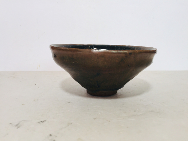 古玩陶瓷宋代建窯系油滴茶盞拍賣,當前價格8600元