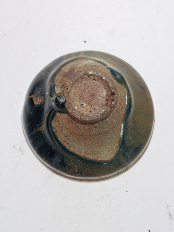 古玩陶瓷宋代建窯系油滴茶盞拍賣,當前價格8600元
