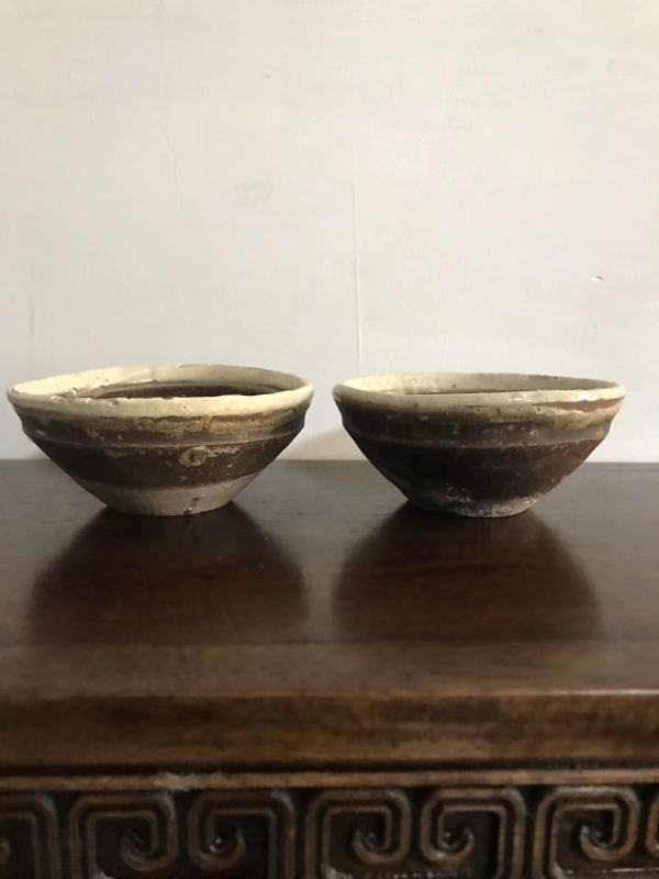 古玩陶瓷宋代白覆輪褐釉盞拍賣,當前價格2300元