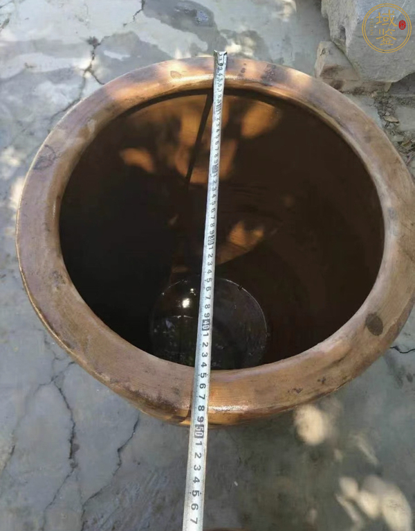 古玩陶瓷民國老龍缸一對拍賣,當前價格500元