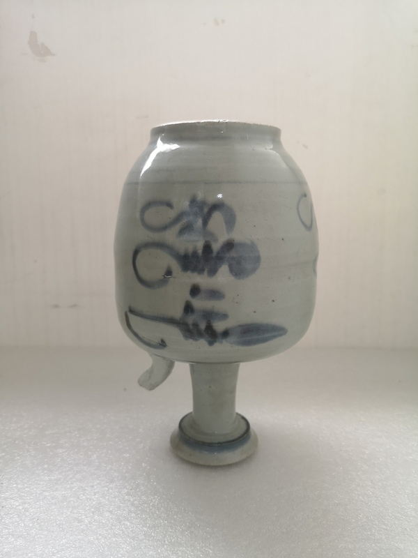 古玩陶瓷青花花卉紋酒壺拍賣,當(dāng)前價格980元