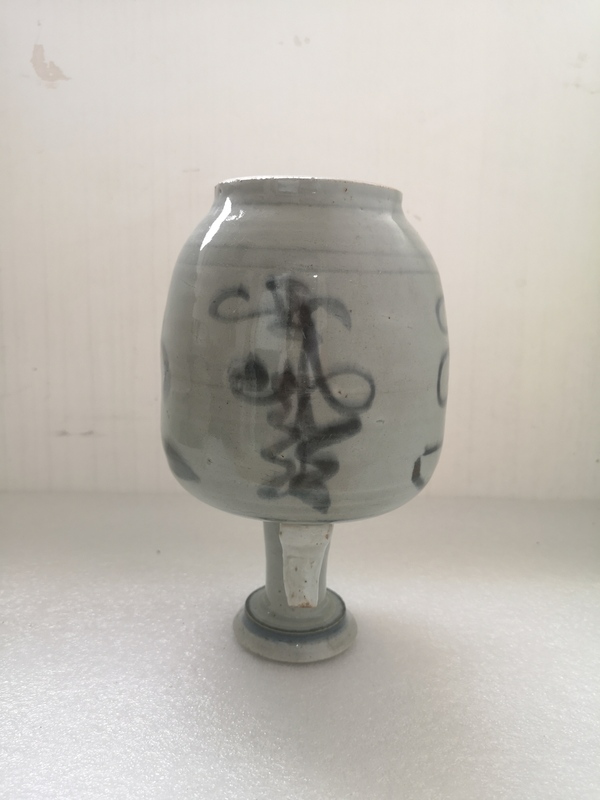 古玩陶瓷青花花卉紋酒壺拍賣,當(dāng)前價格980元