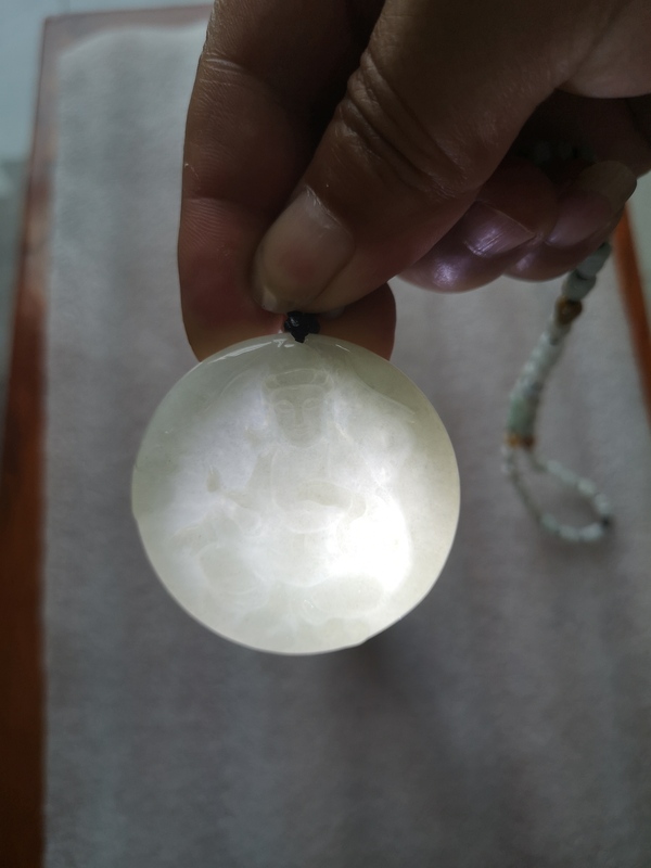 古玩玉器觀音牌子拍賣,當前價格580元