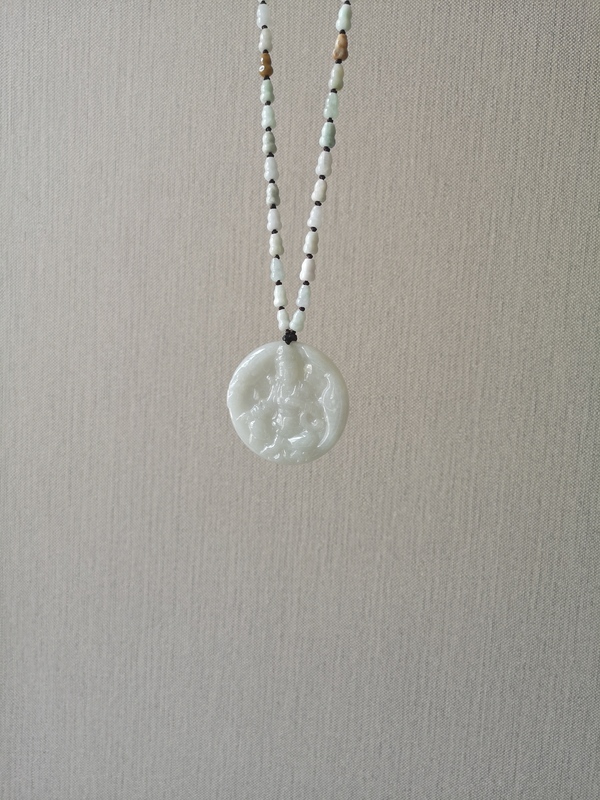 古玩玉器觀音牌子拍賣,當前價格580元