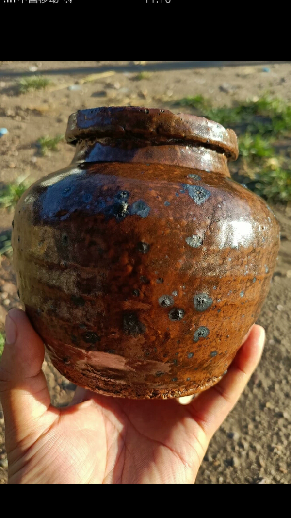古玩陶瓷明末清初~火石紅釉蘋果蹲拍賣,當前價格388元
