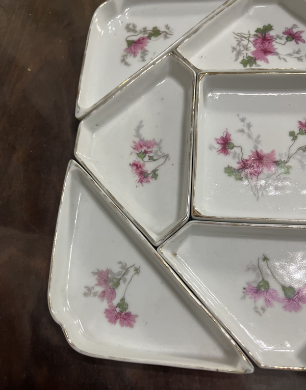 古玩陶瓷粉彩攢盤拍賣,當前價格1500元