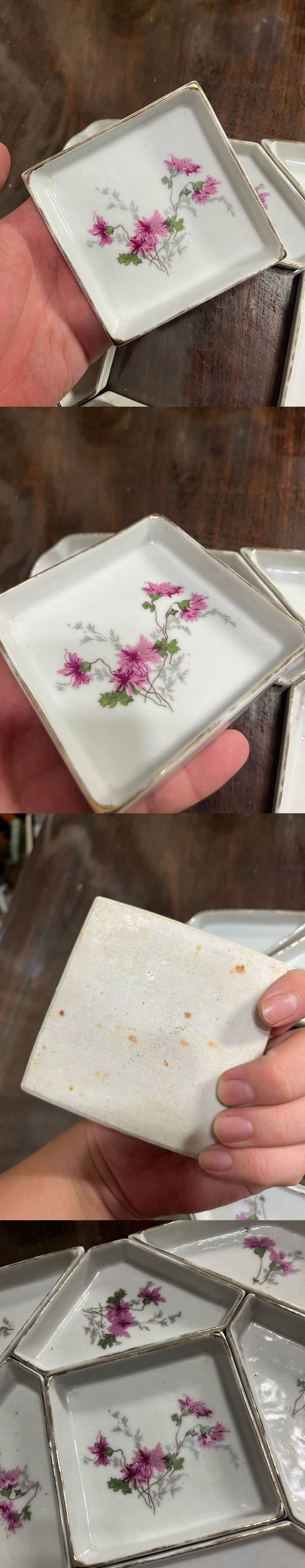 古玩陶瓷粉彩攢盤拍賣,當前價格1500元