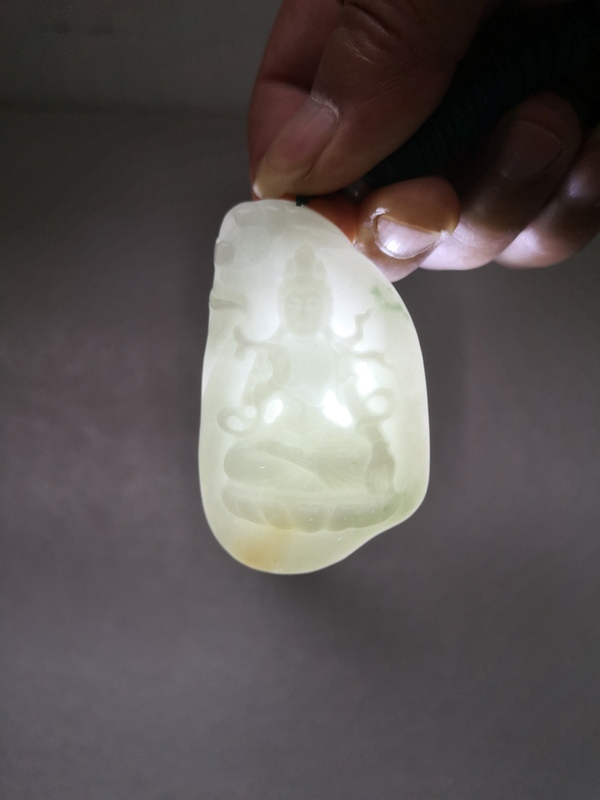 古玩玉器觀音墜拍賣,當前價格450元