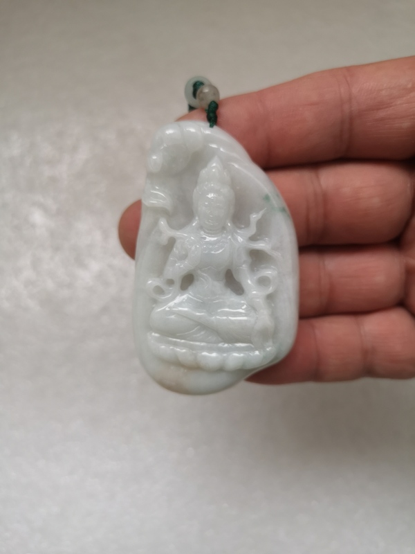 古玩玉器觀音墜拍賣,當前價格450元