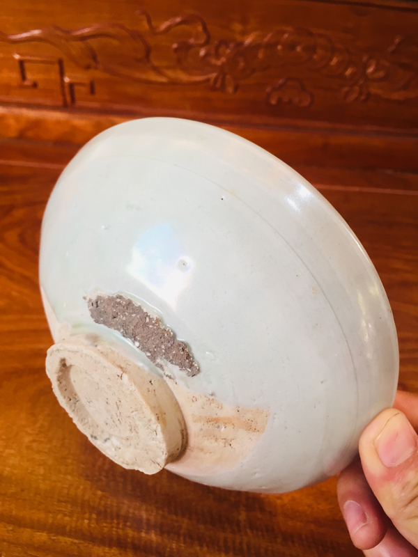 古玩陶瓷卵白釉碗拍賣,當前價格699元