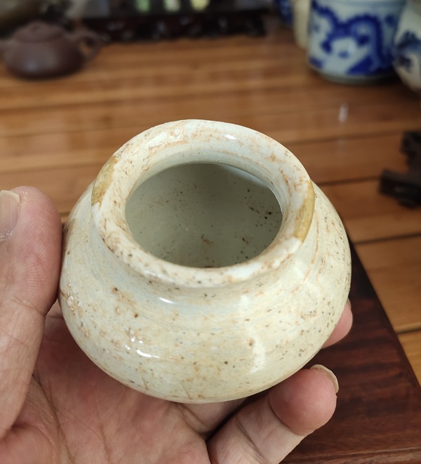 古玩陶瓷宋-景德鎮青白釉水盂拍賣,當前價格233元