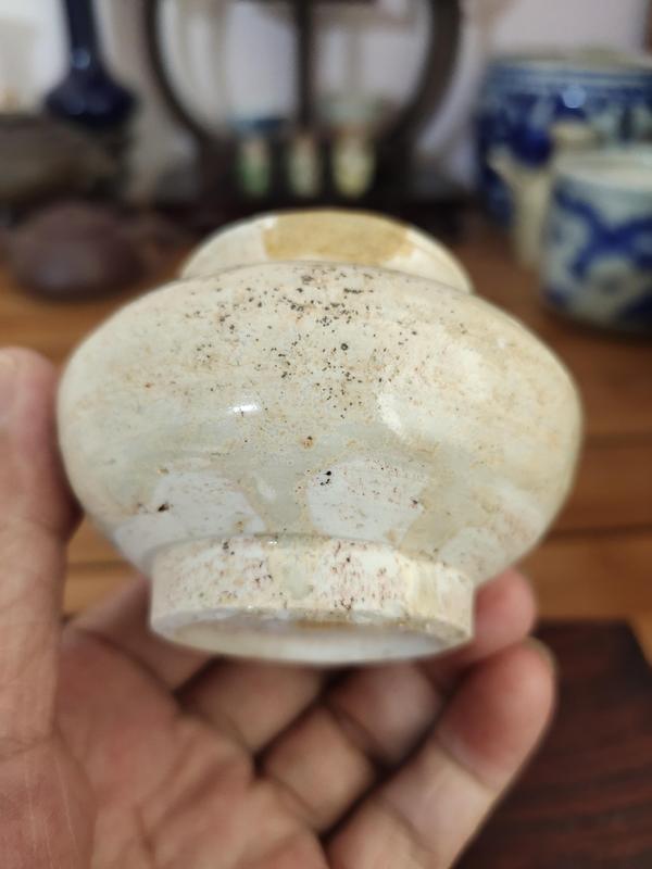 古玩陶瓷宋-景德鎮青白釉水盂拍賣,當前價格233元