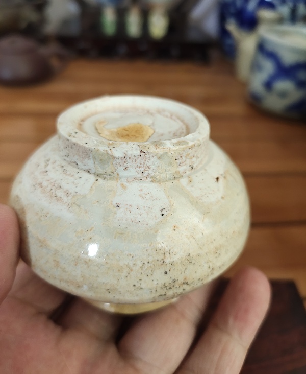 古玩陶瓷宋-景德鎮青白釉水盂拍賣,當前價格233元