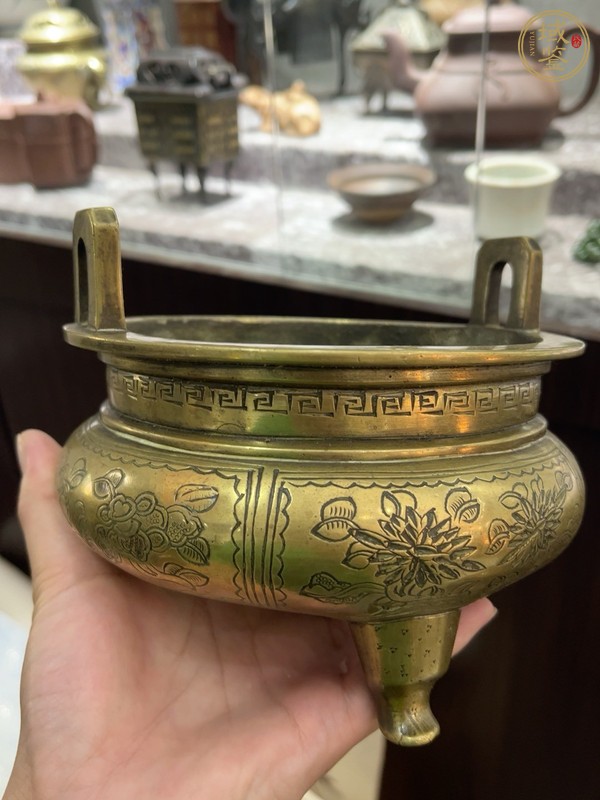 古玩銅器爐子真品鑒賞圖