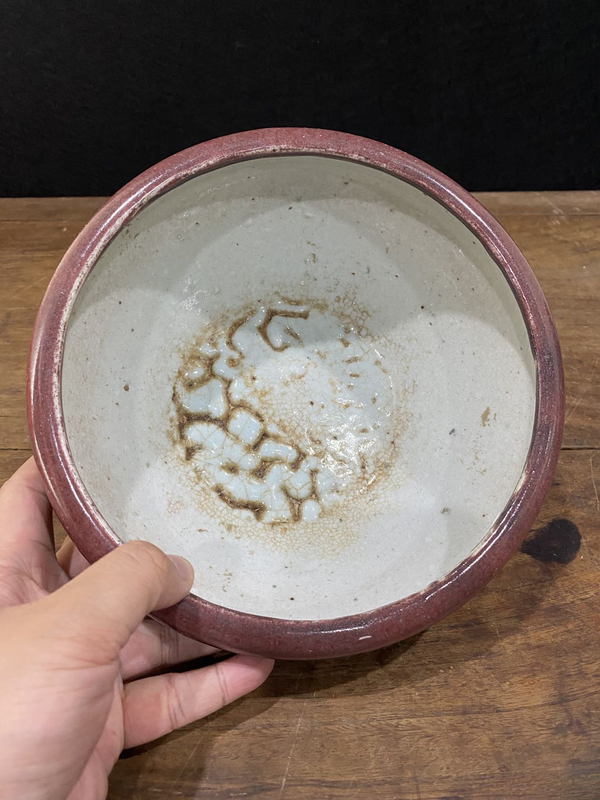 古玩陶瓷清中晚期鈞紅釉香爐拍賣,當前價格6699元