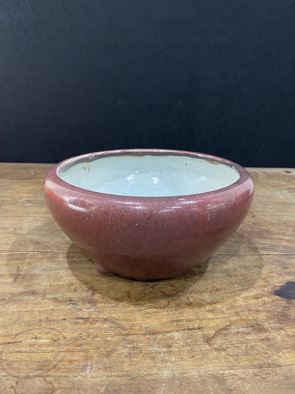 古玩陶瓷清中晚期鈞紅釉香爐拍賣,當前價格6699元