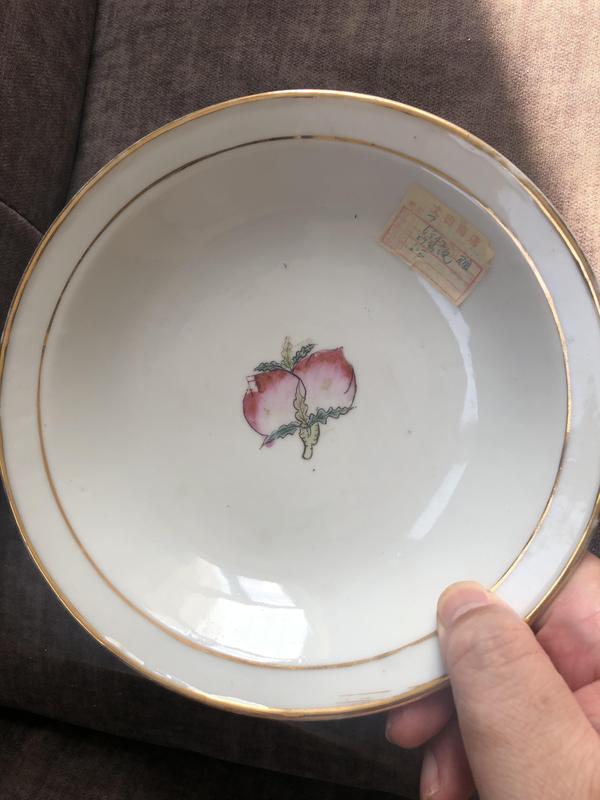 古玩陶瓷民國仕女紋粉彩高足碗拍賣,當前價格1500元