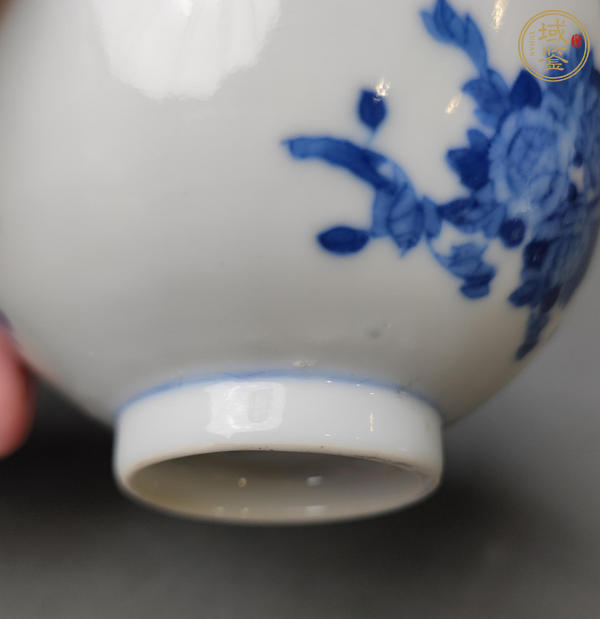 古玩陶瓷青花花卉紋碗（存疑）真品鑒賞圖