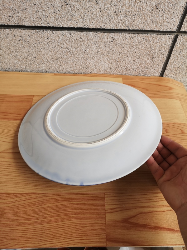 古玩陶瓷六十至八十年代青花盤拍賣,當(dāng)前價格398元
