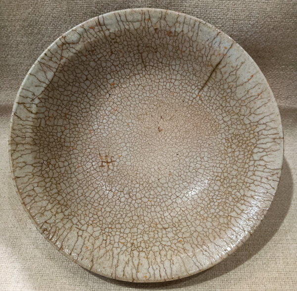 古玩轉(zhuǎn)賣清中乾隆哥窯大碗【玉化】拍賣,當(dāng)前價(jià)格158元