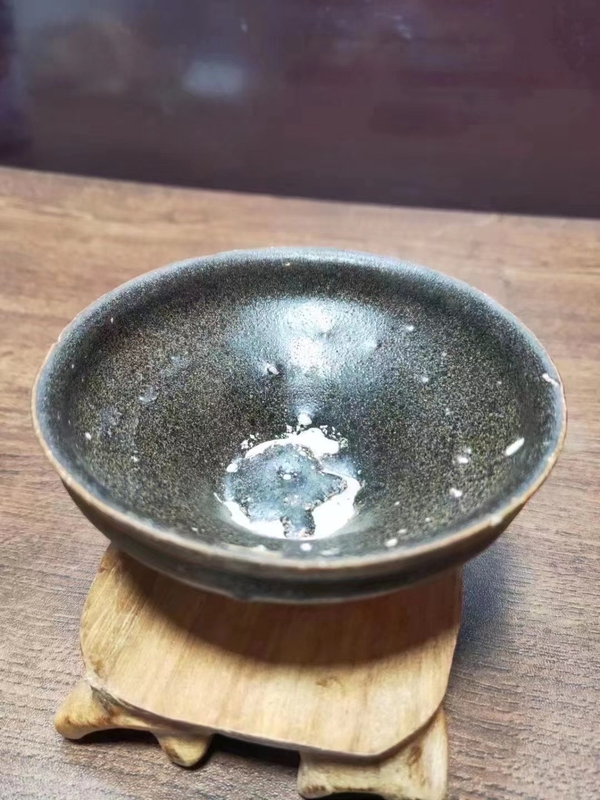 古玩陶瓷黑釉茶盞拍賣,當前價格2200元
