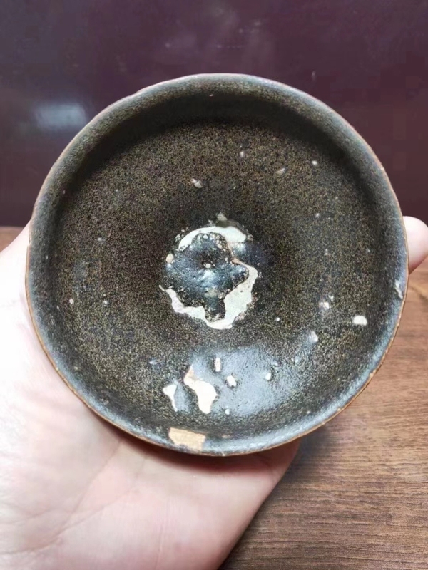 古玩陶瓷黑釉茶盞拍賣,當前價格2200元