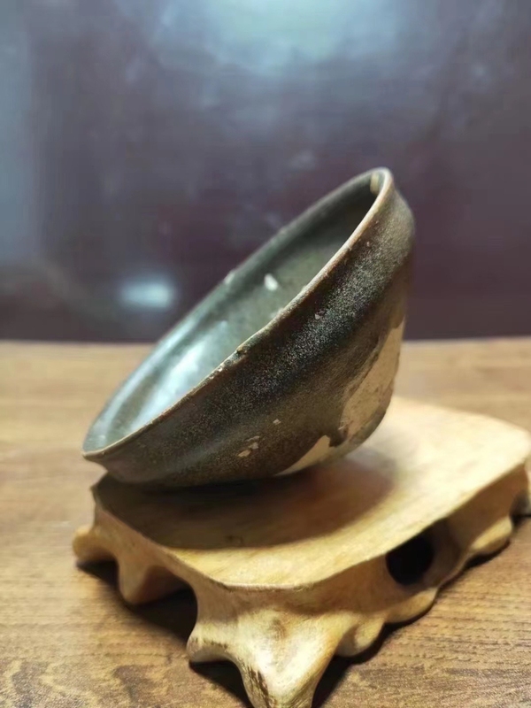 古玩陶瓷黑釉茶盞拍賣,當前價格2200元