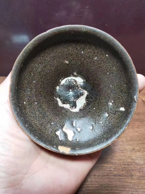 古玩陶瓷黑釉茶盞拍賣,當前價格2200元