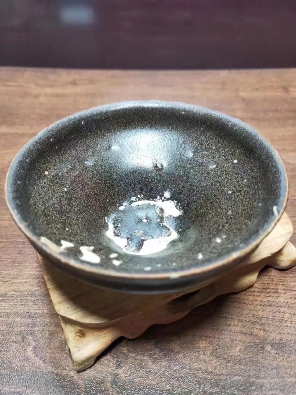 古玩陶瓷黑釉茶盞拍賣,當前價格2200元