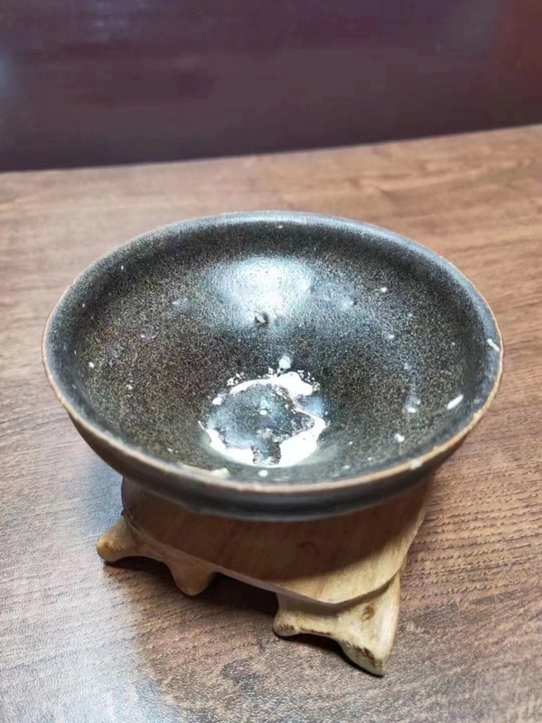古玩陶瓷黑釉茶盞拍賣,當前價格2200元