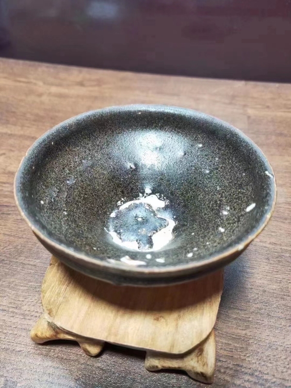 古玩陶瓷黑釉茶盞拍賣,當前價格2200元