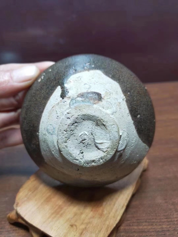 古玩陶瓷黑釉茶盞拍賣,當前價格2200元