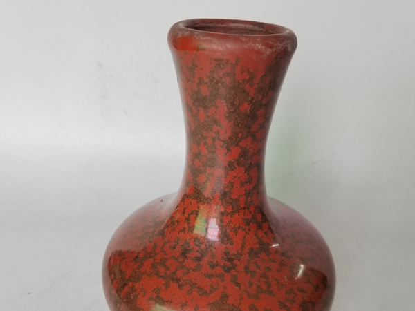 古玩陶瓷紅釉瓶拍賣,當前價格160元