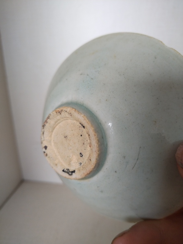 古玩陶瓷宋代影清花口盞拍賣,當前價格88元