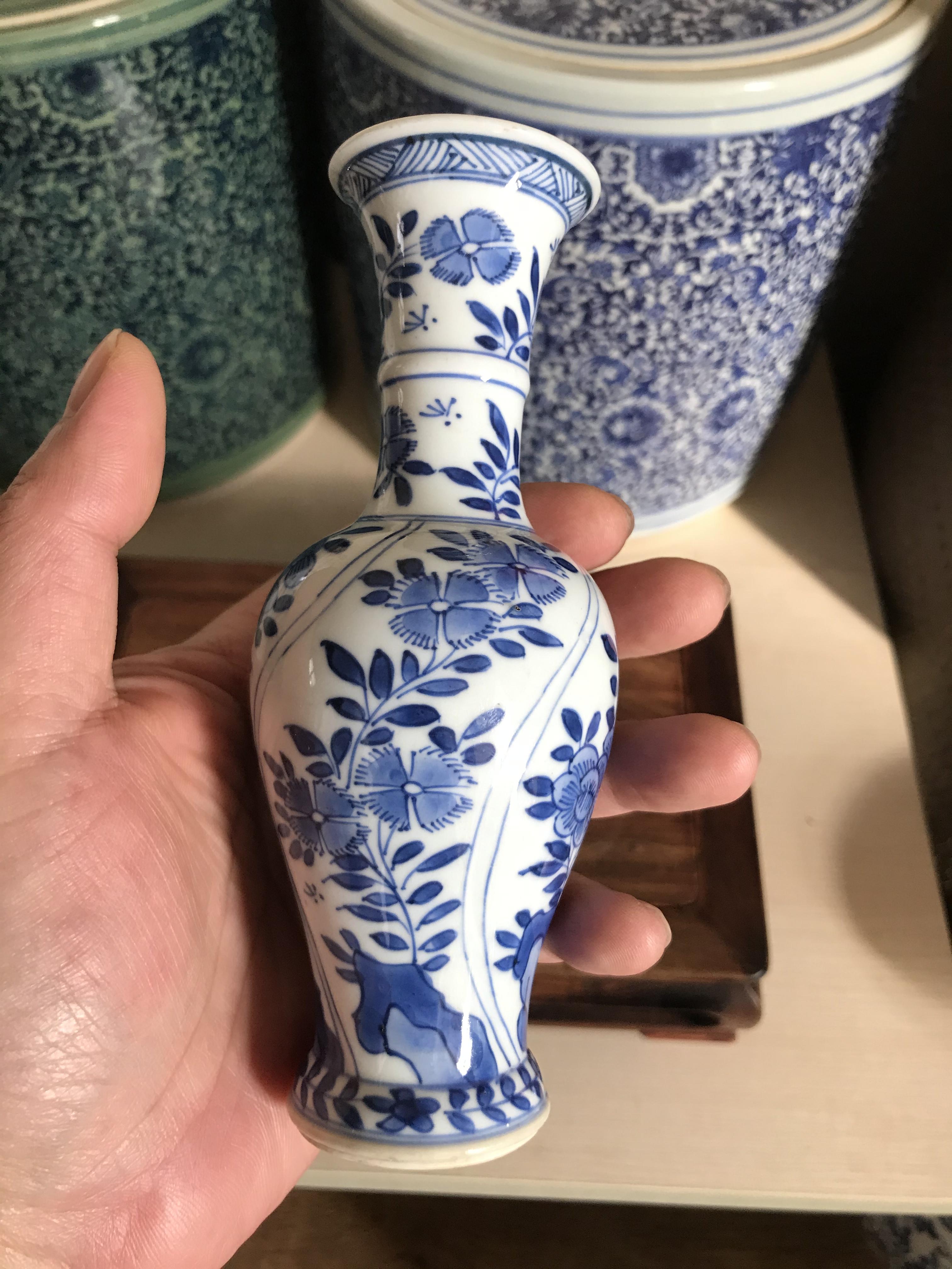 ボトムスス単品 大壺 飾り壺 骨董品 古美術品 大清康熙年製青花款 花瓶